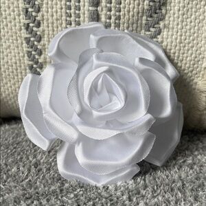 White Satin Twill Flower